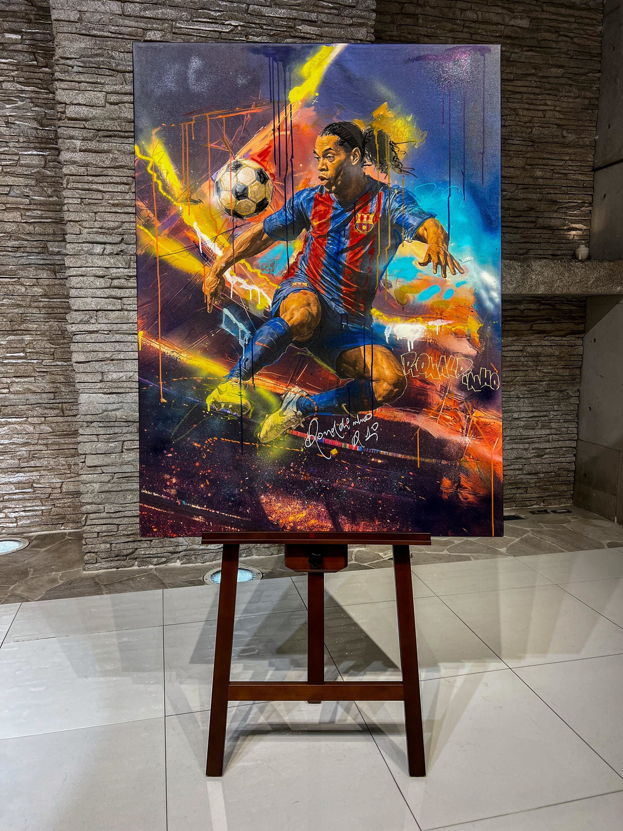Ronaldinho X-7 Icarus with Ronaldinho sign
